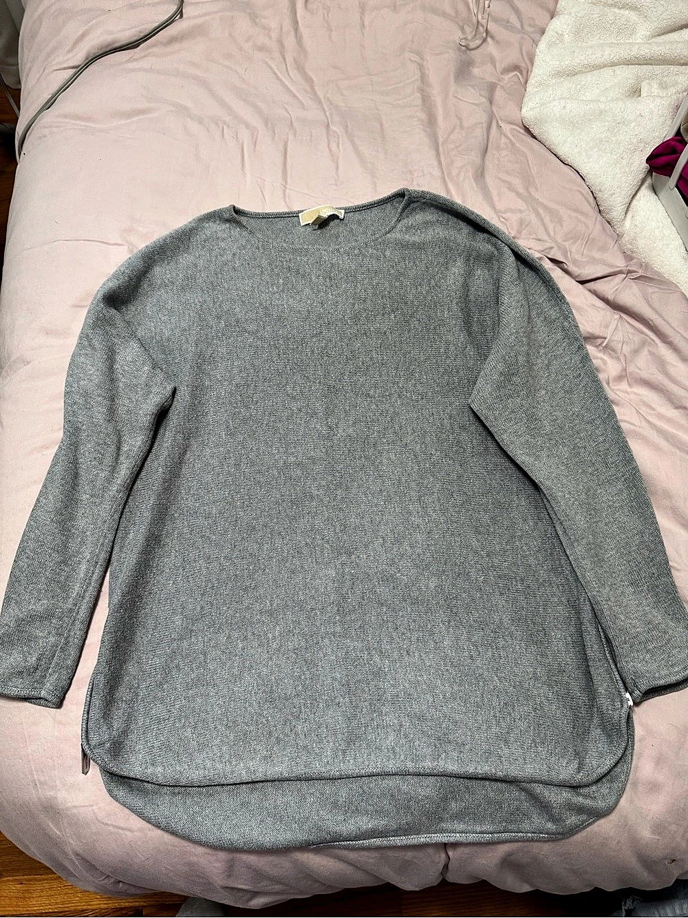 Michael Kors Gray Crewneck Sweater Size XL